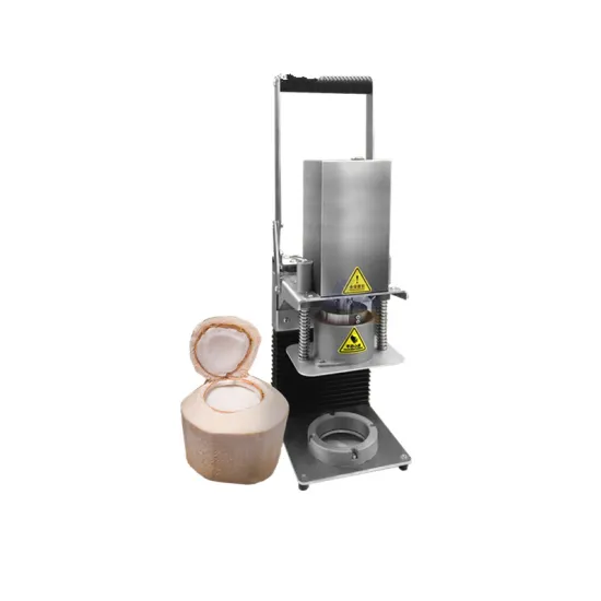 Coconut Lid Cut Machine - Good Material Coconut Cutter Equipment