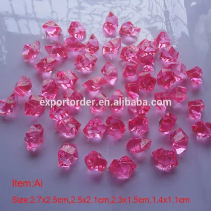 Clear acrylic crystal stone