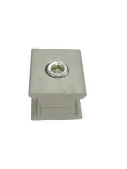 Factory price diameter 19mm parallel aluminum pipe clamp for aluminum lean tube system