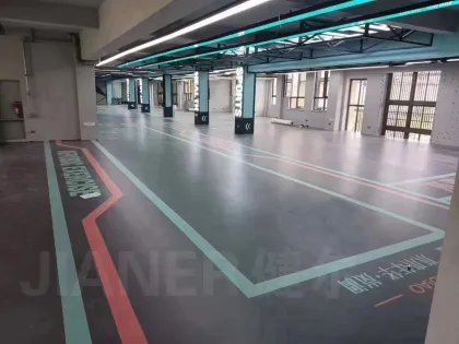 comfortable exercise PVC sports flooring for gym