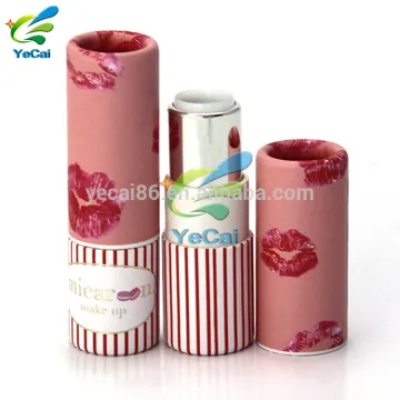Fast delivery paper tube for lip balm , push up lipstick container with free sample