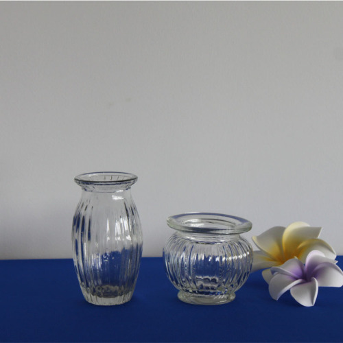 Flat Vase Glass Bottle