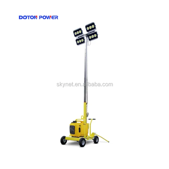 Mobile Light Tower Generator With Regular LED Lights