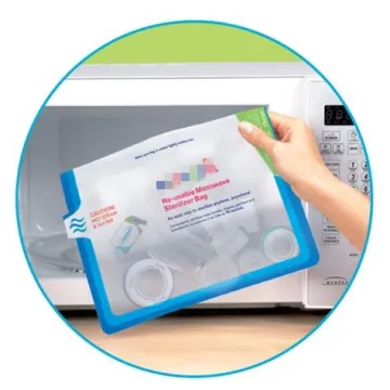 multi-function microwave sterilization pouches for baby using