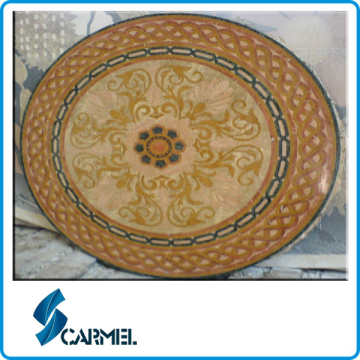 Natural Stone Waterjet Medallion Mosaic Tiles for Floor