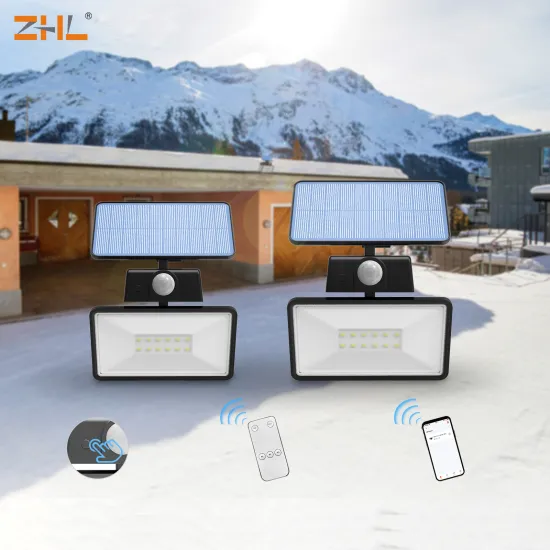 ZGLUX Solar Wall Lamp: LED Outdoor Lighting with Motion Sensor and Remote Control for Garden, Walkways, and Garages