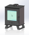 YX-L05 Modern Portable Steel Wood Burning Stove: Your Ultimate Outdoor Heating Solution for Camping, Tents, and Fireplaces