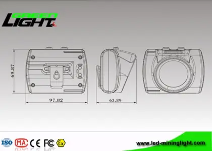 High Brightness LED Mining Light+Panasonic Battery