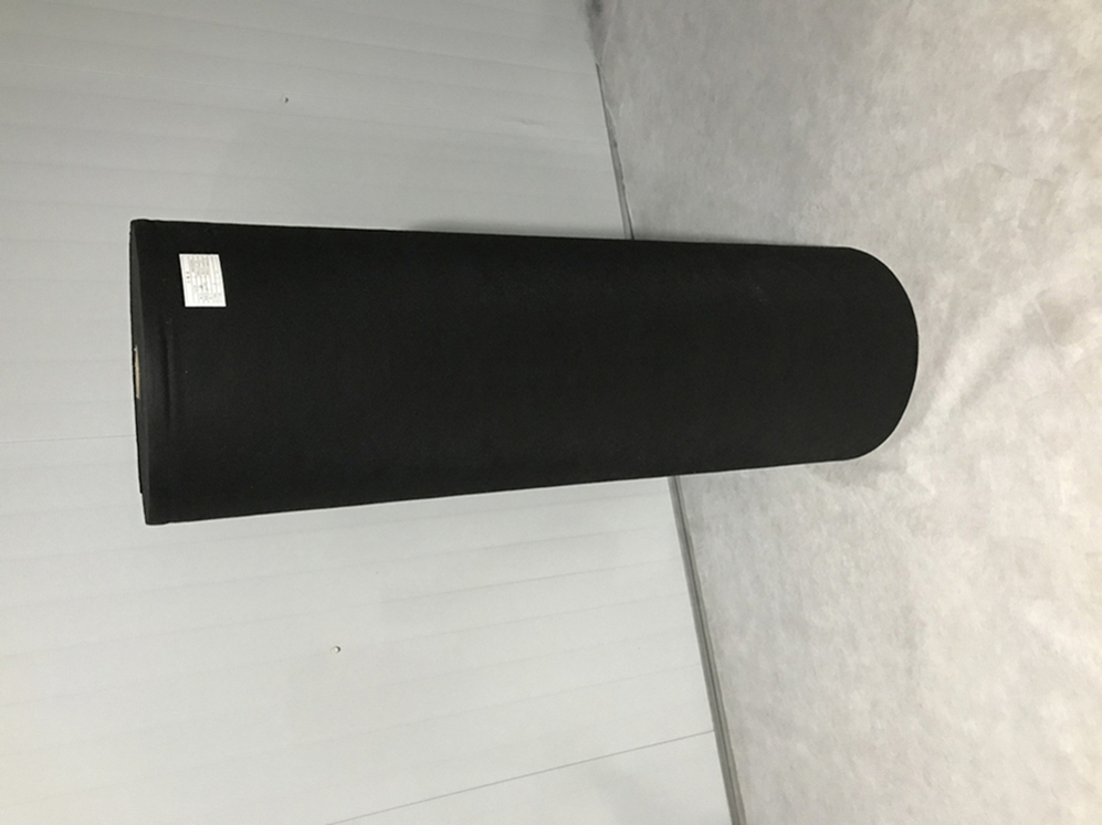 Super black non-woven fabric