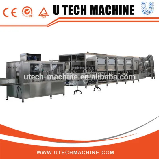 automatic high speed 3 or 5 gallon barrel water filling machine