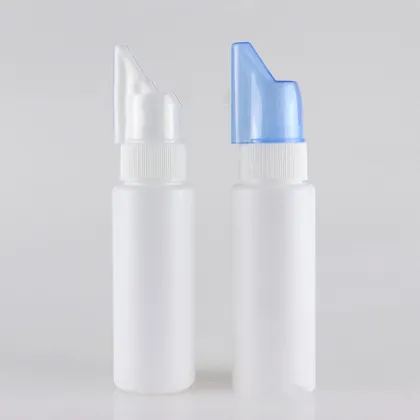 PE Plastic Nasal Spray Bottles for Rhinitis Cleansing - 30ml, 50ml, 80ml