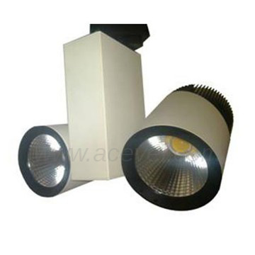 40w LED COB track spot light, two heads,45degree beam angle