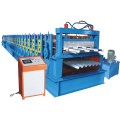 Galvanized steel floor deck machine