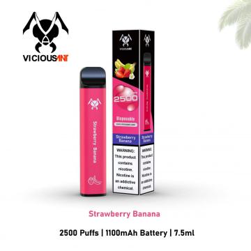 Bút Vape dùng một lần thuốc lá điện tử 2500puffs