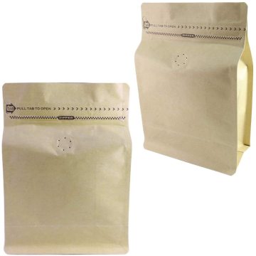 Embalaje de granos de café Ziplock con válvula de bolsa de café