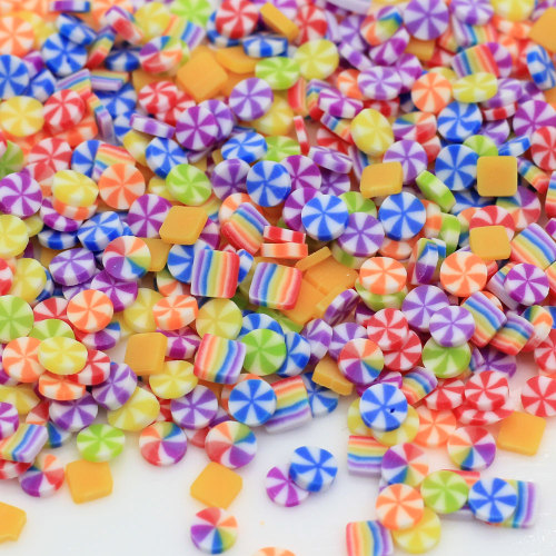 Assorted Candy Sprinkles with Colorful  Square Round Shape Small Parts for Resin Craft Filling Party Decoration