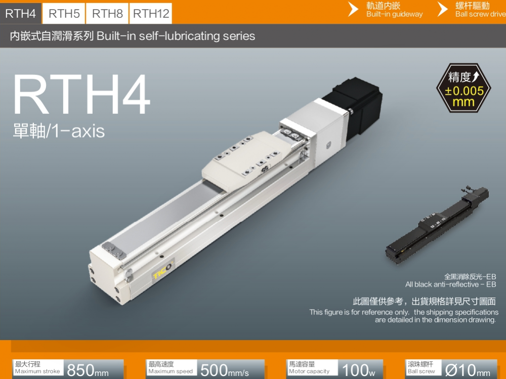 Embedded Self Lubricating Linear Module