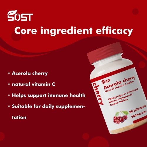 Acerola Cherry Naturalna witamina C w tabletkach wzmacniających odporność