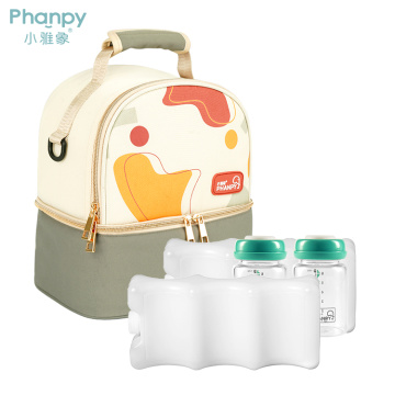 Mommy Cooler Bag Bolsa de almacenamiento de leche materna con aislamiento para bebé