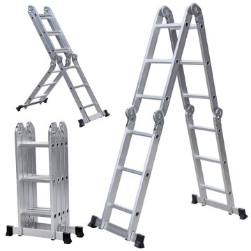 Portable using aluminum multipurpose ladder