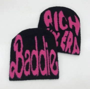 Y2K Designer Jacquard Print Custom Logo Logo Bonsieur d'hiver