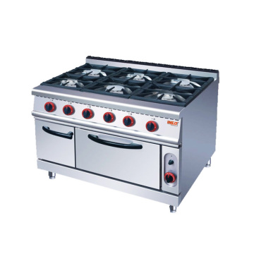 6 Burners Cheap Restaurant Grilling Equipment for Sale