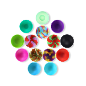 Useful Custom Multicolor Silicone Snack Fruit Bowls