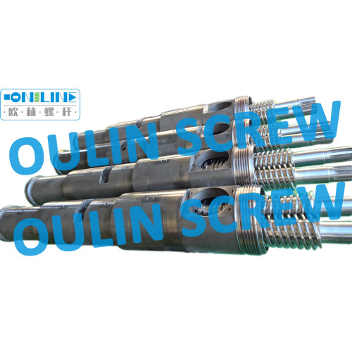 Supply 65/120 Twin Conical Screw and Barrel for PVC Pipe