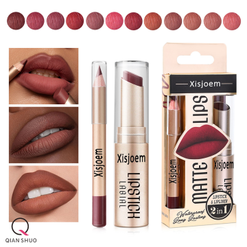 Lipstik Matte dan Lipliner Kit Sepanjang Hari