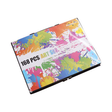 PVC case 168pcs drawing Coloring painting set Art stationery Set for kids