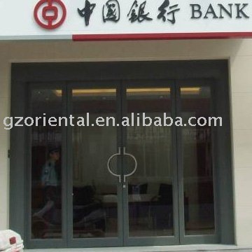 swing glass door