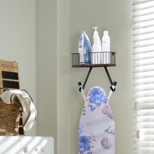 Wall Mounted Iron Board Rack for Bathroom