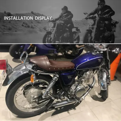 Cafe Racer Exhaust Mufflers: Chrome Plated Chopper Moto Silencers for Harley Davidson, Triumph, Trumpet, and Guzzi Bikes