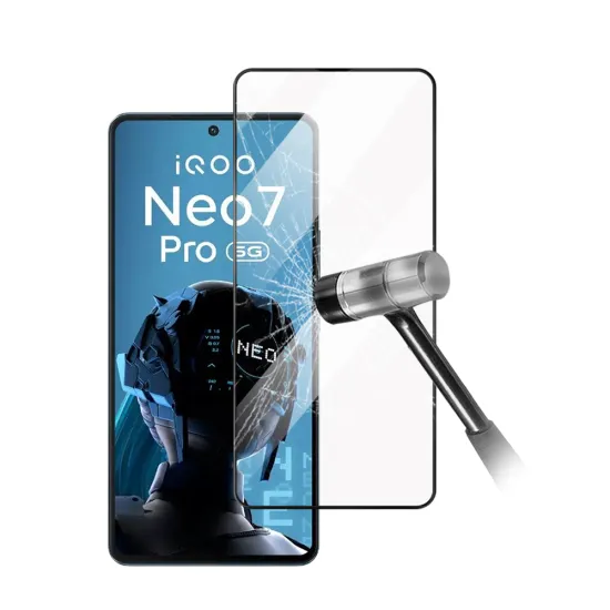 2.5D Anti-Scratch 9H Silk Printing HD Clear Transparent Screen Protector for Vivo IQOO Neo 7 Pro