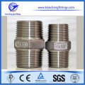 SS304 Stainless Steel Female Weld Hexagon Nipple