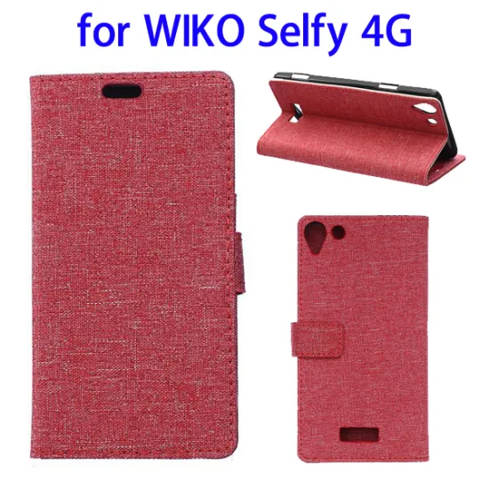 OEM Service Oxford Cloth Surface Leather Cover for WIKO Selfy 4G Case