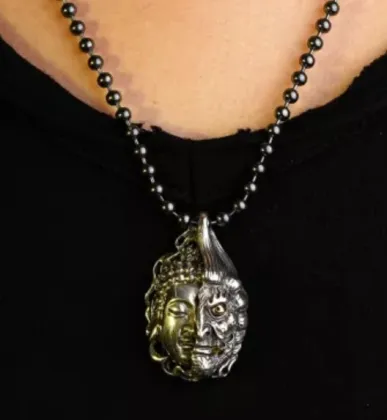 "Inner Peace" Hand-Crafted Silver Pendant