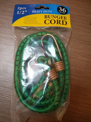 High Elasticity Bungee Cords Elastic Rope with Plastic Hooks