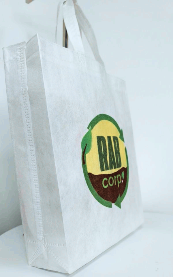 Biodegradable reusable non-woven shopping bags