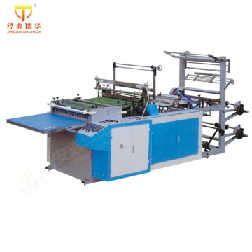 Automatic Biodegradable Cutting and Sealing T-shirt Bag Making Machine