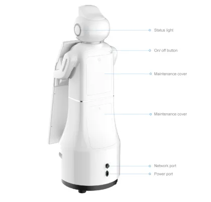 Intelligent Thermal Imaging Reception and Information Service Robot