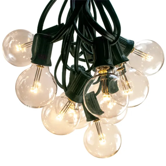G50 Vintage Warm White Globe Patio String Lights