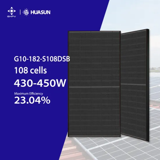 Huasun Solar Panel 450W: High Efficiency Super Light Full Black HJT Q Cell Panel for Residential Rooftop