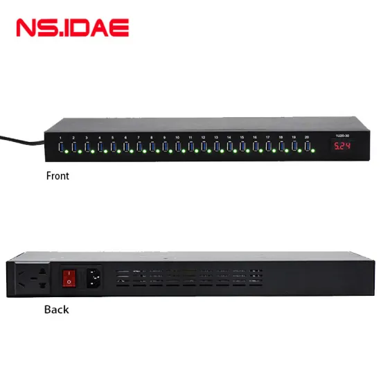 200W cabinet type charger 20 USB ports