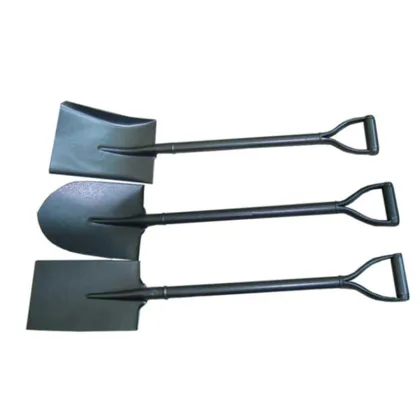 Black Round Nose Steel Shovel for Farming - S-503Y Africa