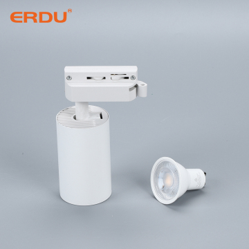 ERDU Aluminium Track Light Fixture - GU10/MR16 Commercial LED Spot Light