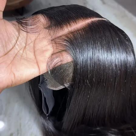 Natural Hairline Synthetic Full Wig Soft Fiber Women Fashion Full Head Wig