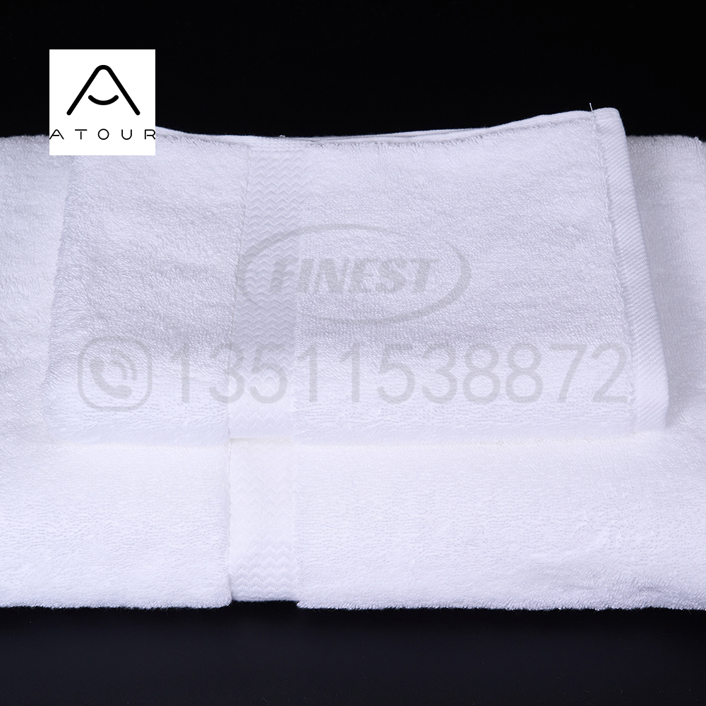 Custom Hotel Cotton Towel With Logo