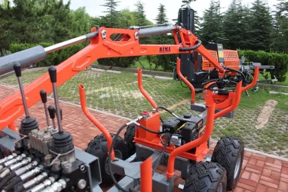 1.5 Ton ATV Log Trailers with Grapple Timber Wood Trailer