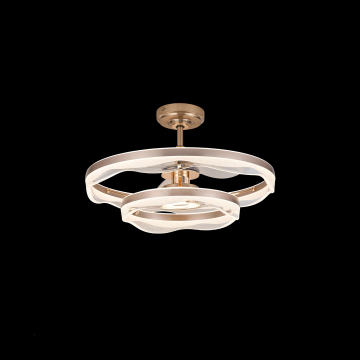 Luxury Modern Ceiling Fan with LED Light and Remote Control